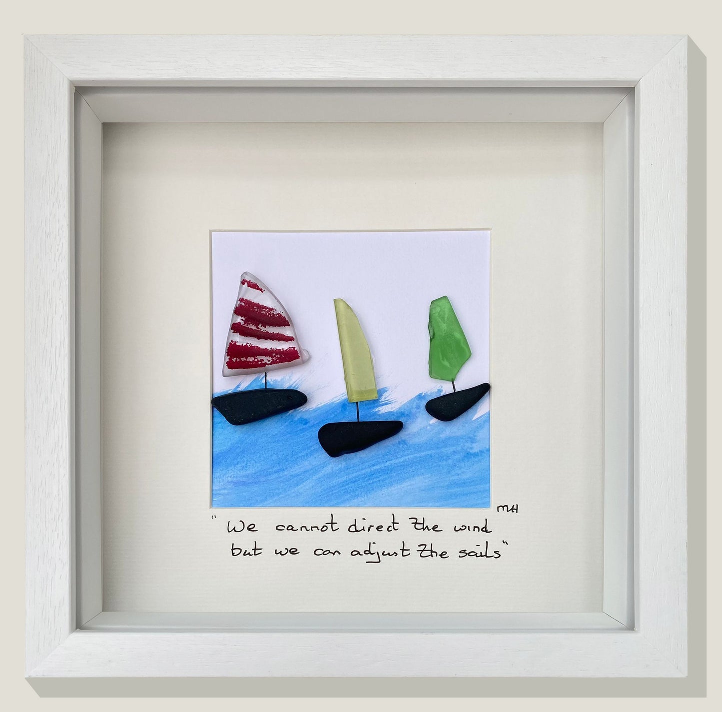 We cannot direct the wind but we can adjust the sail